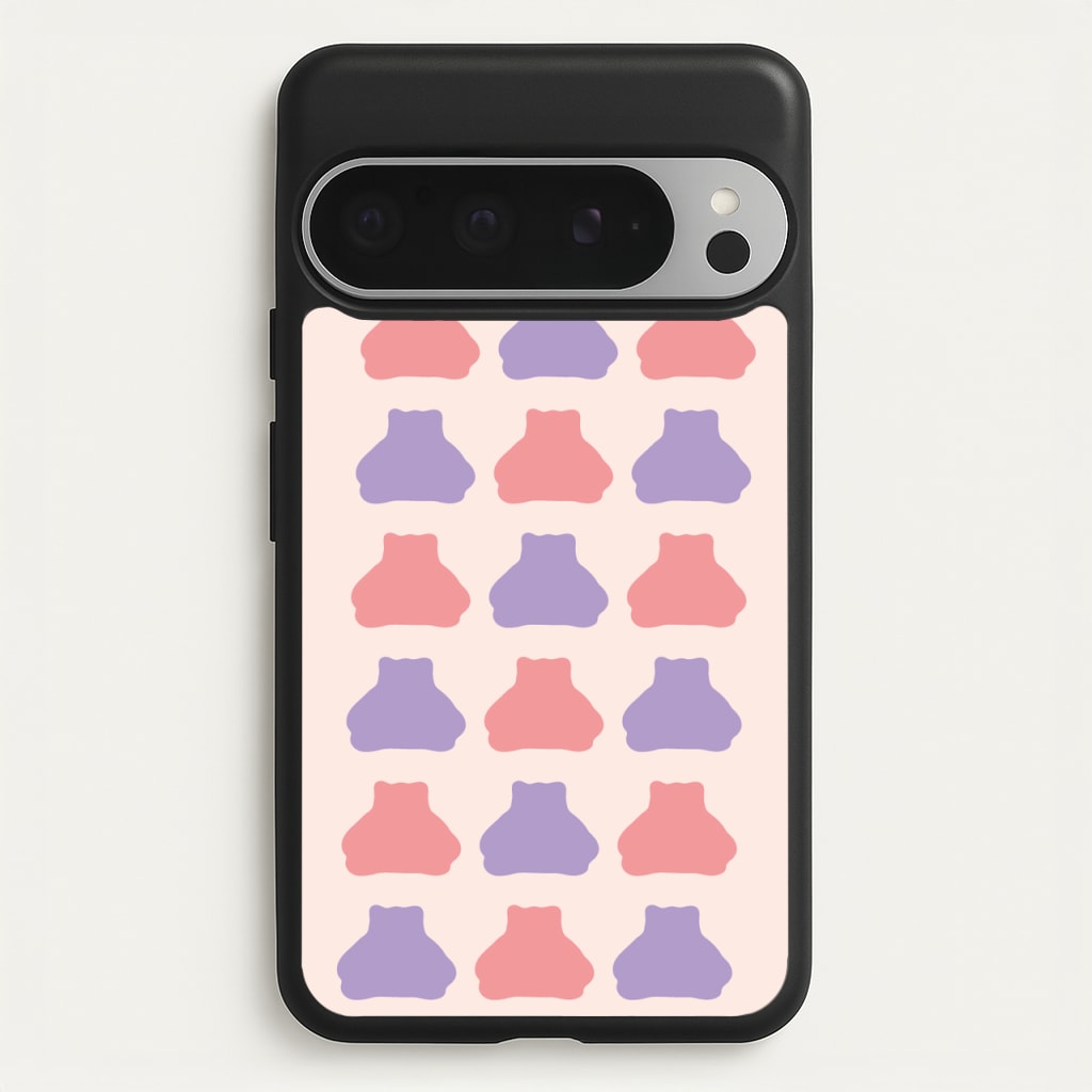Snorlex pattern  - Pokemon Phone Case for Google Pixel 9 Pro XL