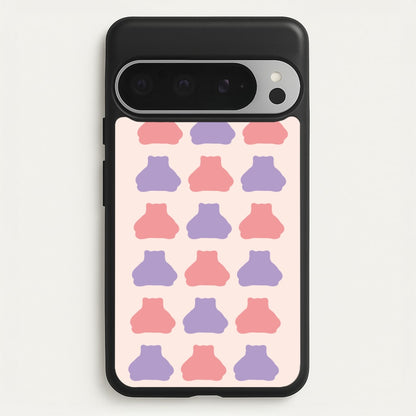 Snorlex pattern  - Pokemon Phone Case for Google Pixel 9 Pro XL
