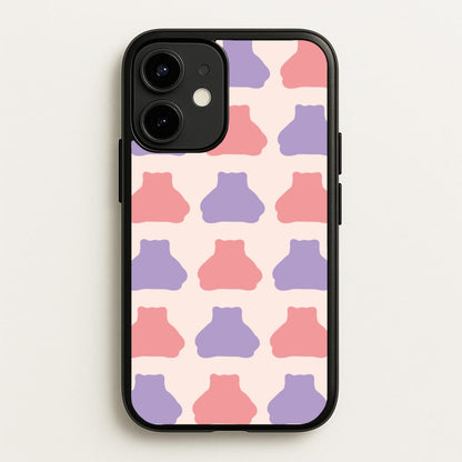 Snorlex pattern  - Pokemon Phone Case for iPhone 12 / 12 Pro