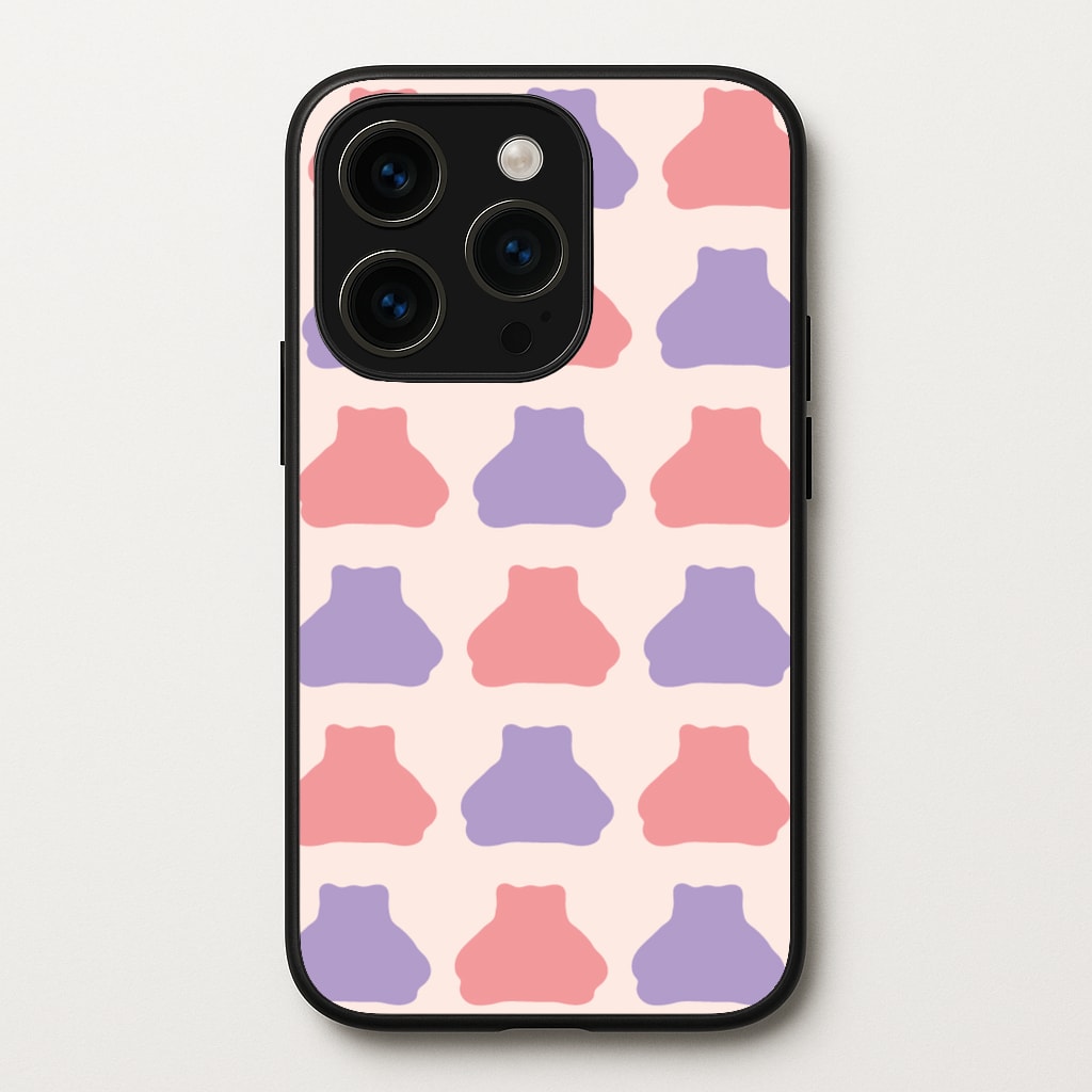 Snorlex pattern  - Pokemon Phone Case for iPhone 15 Pro Max
