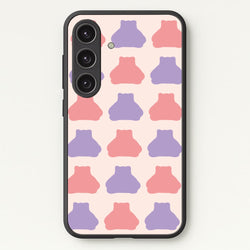 Snorlex pattern  - Pokemon Phone Case for Galaxy S25 Plus