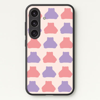 Snorlex pattern  - Pokemon Phone Case for Galaxy S25 Plus