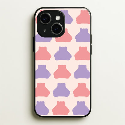 Snorlex pattern  - Pokemon Phone Case for iPhone 15