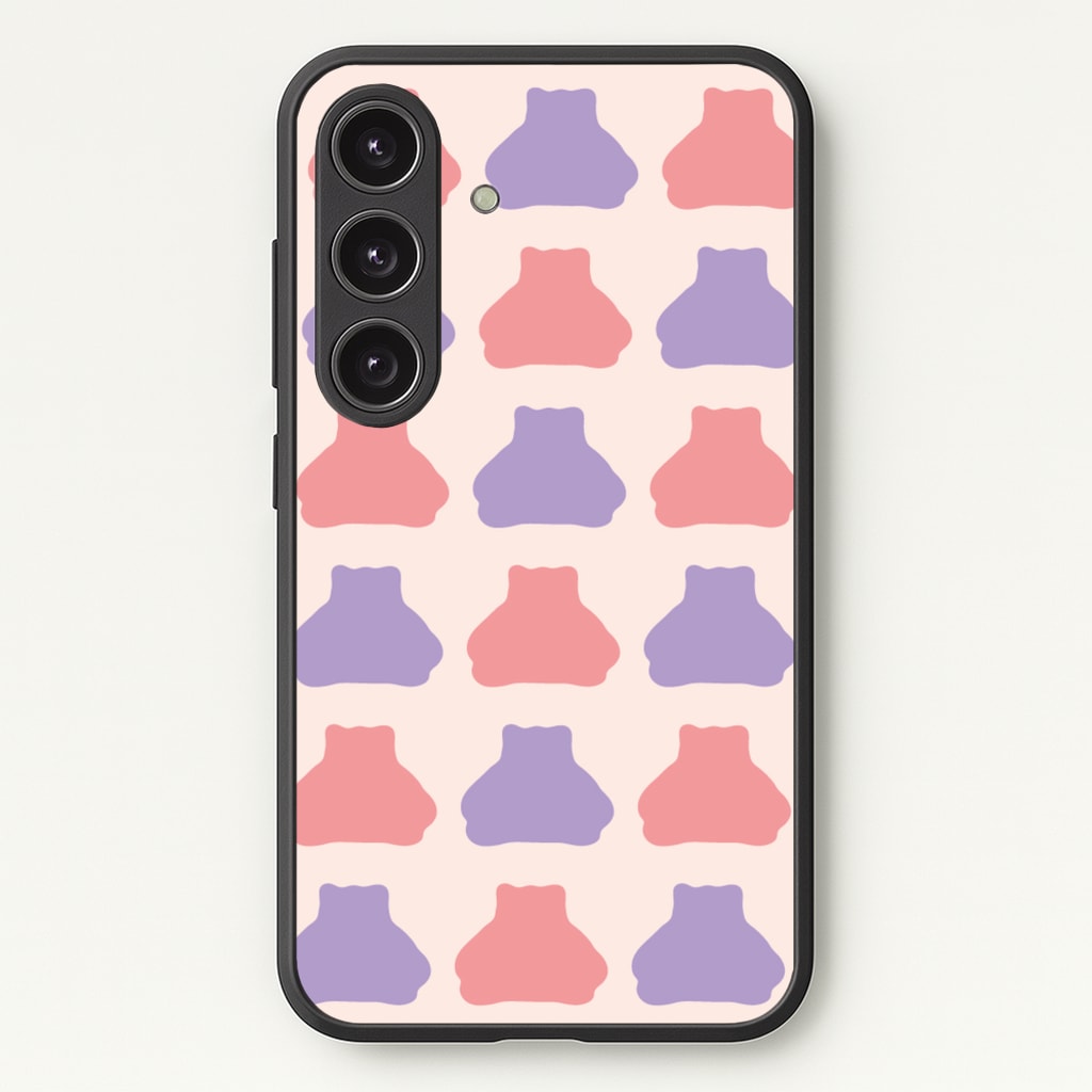 Snorlex pattern  - Pokemon Phone Case for Galaxy S25