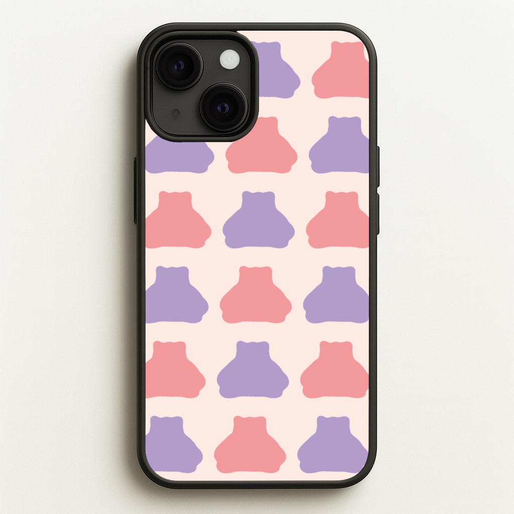 Snorlex pattern  - Pokemon Phone Case for iPhone 13 Mini