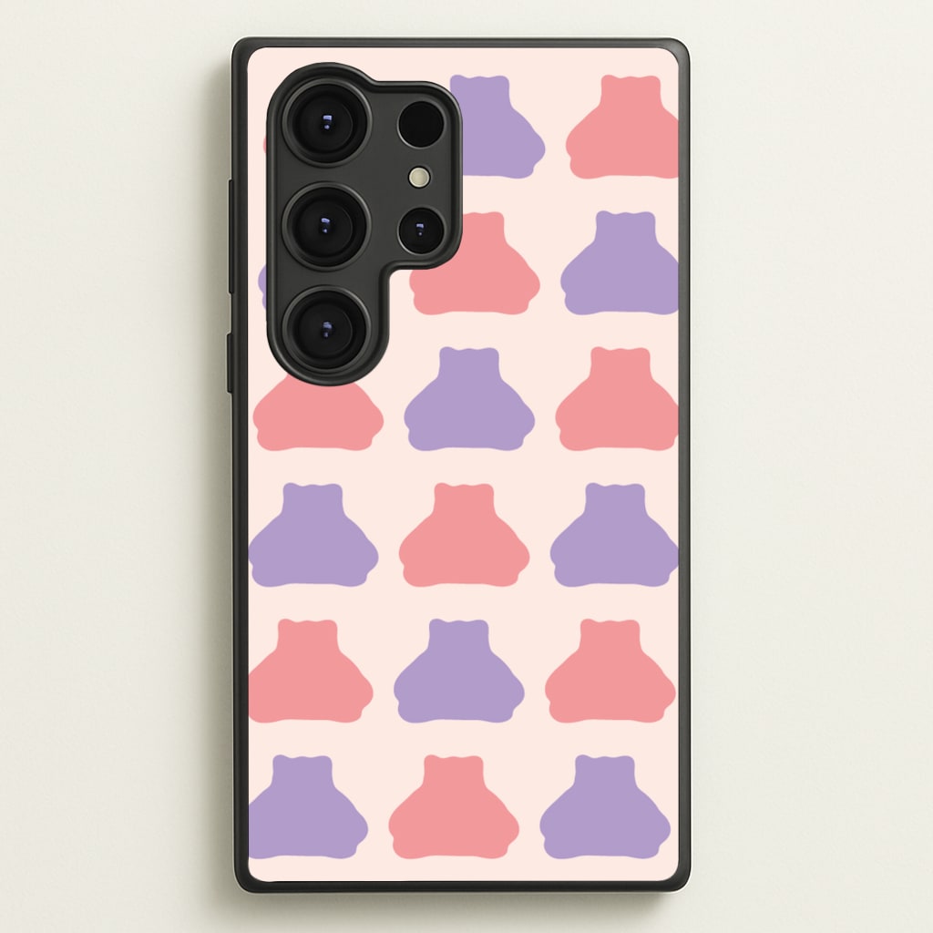 Snorlex pattern  - Pokemon Phone Case for Galaxy S25 Ultra