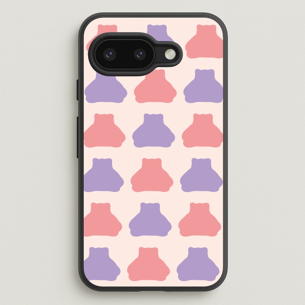 Snorlex pattern  - Pokemon Phone Case for Google Pixel 9a