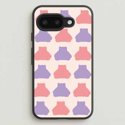 Snorlex pattern  - Pokemon Phone Case for Google Pixel 9a