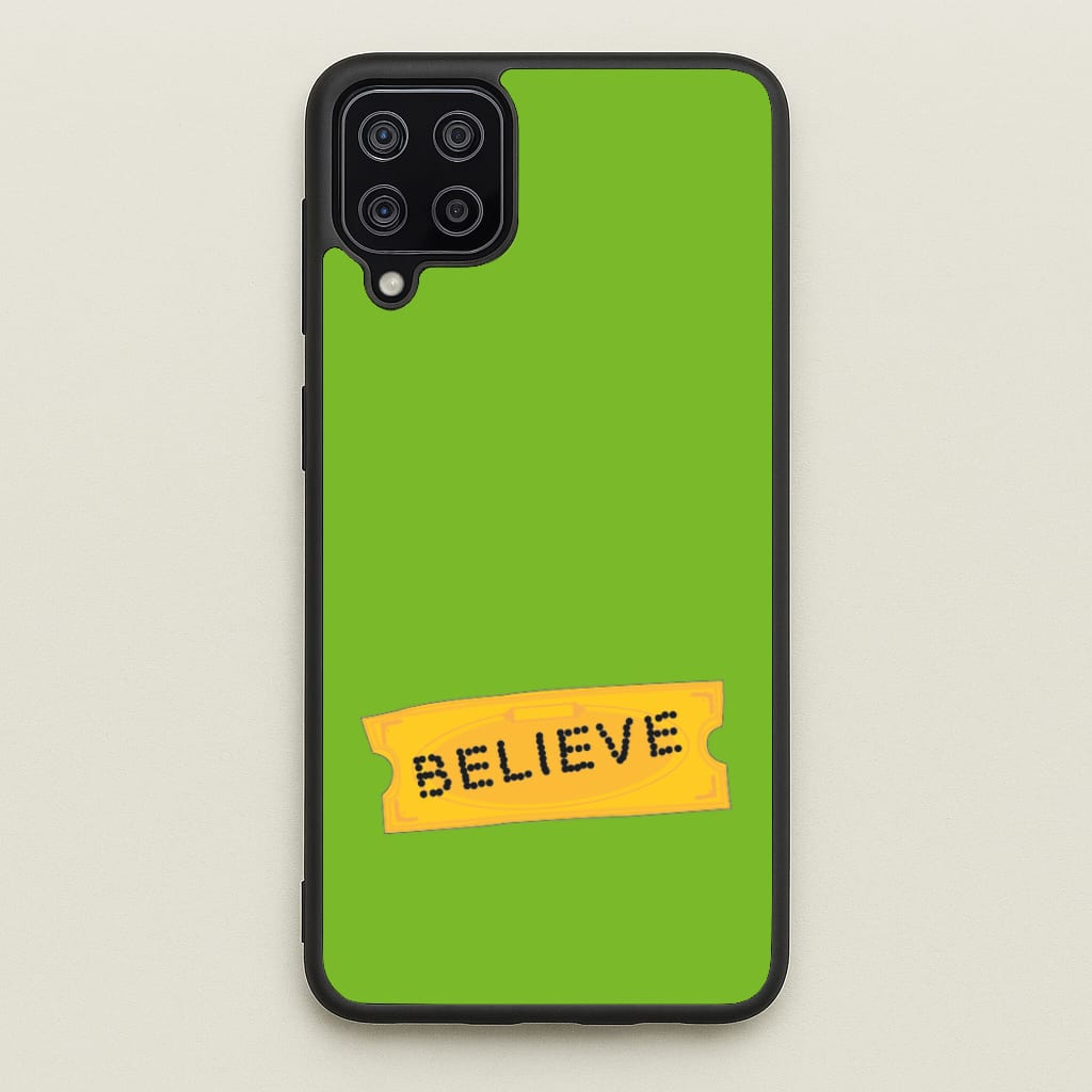 Believe - Polar Christmas  - Polar Express Phone Case for Galaxy A12