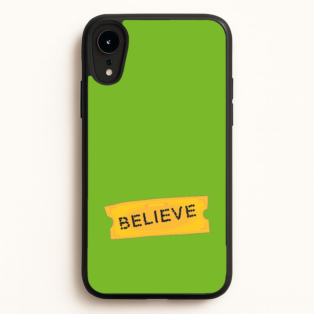 Believe - Polar Christmas  - Polar Express Phone Case for iPhone XR