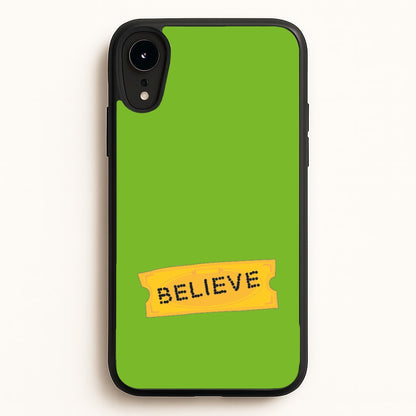 Believe - Polar Christmas  - Polar Express Phone Case for iPhone XR