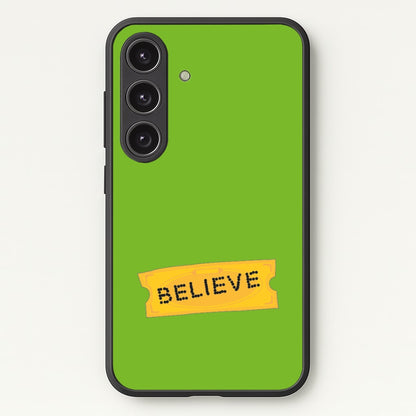Believe - Polar Christmas  - Polar Express Phone Case for Galaxy S25
