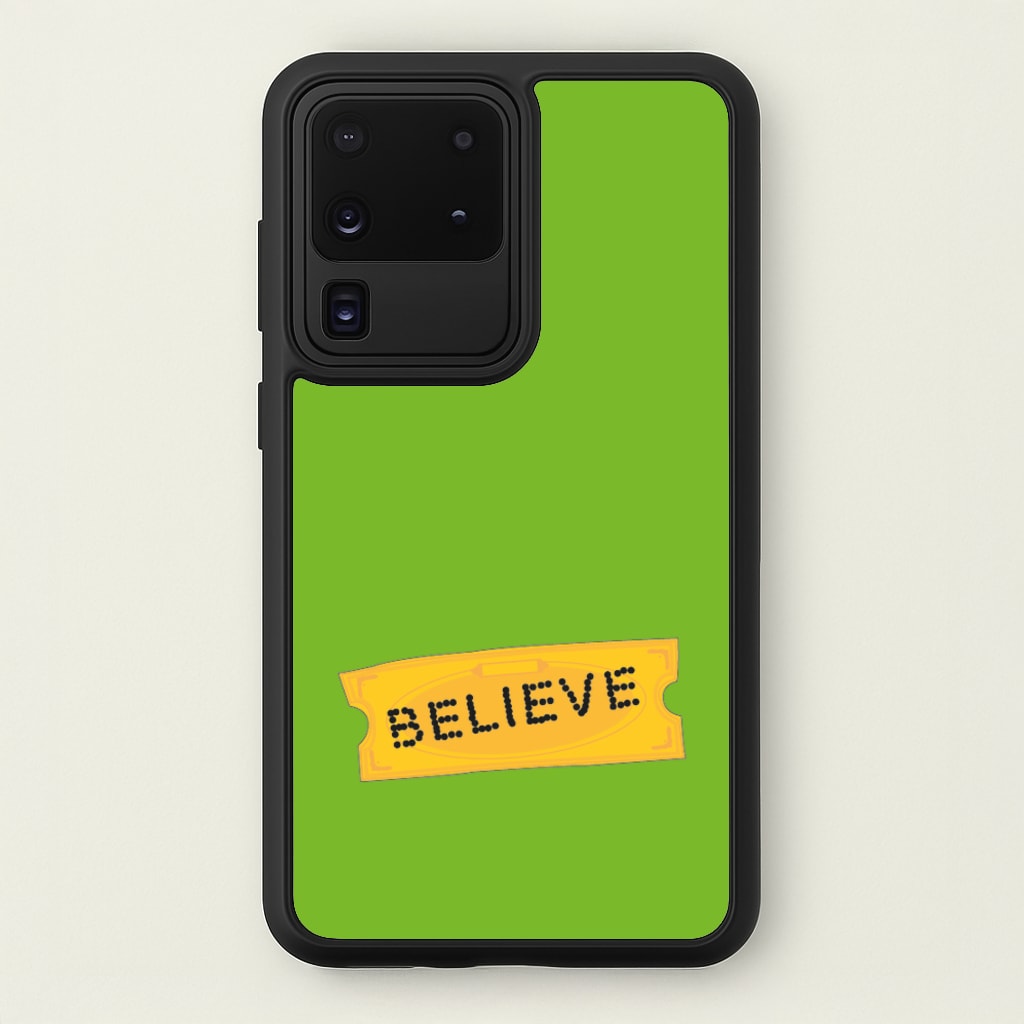 Believe - Polar Christmas  - Polar Express Phone Case for Galaxy S20 Ultra