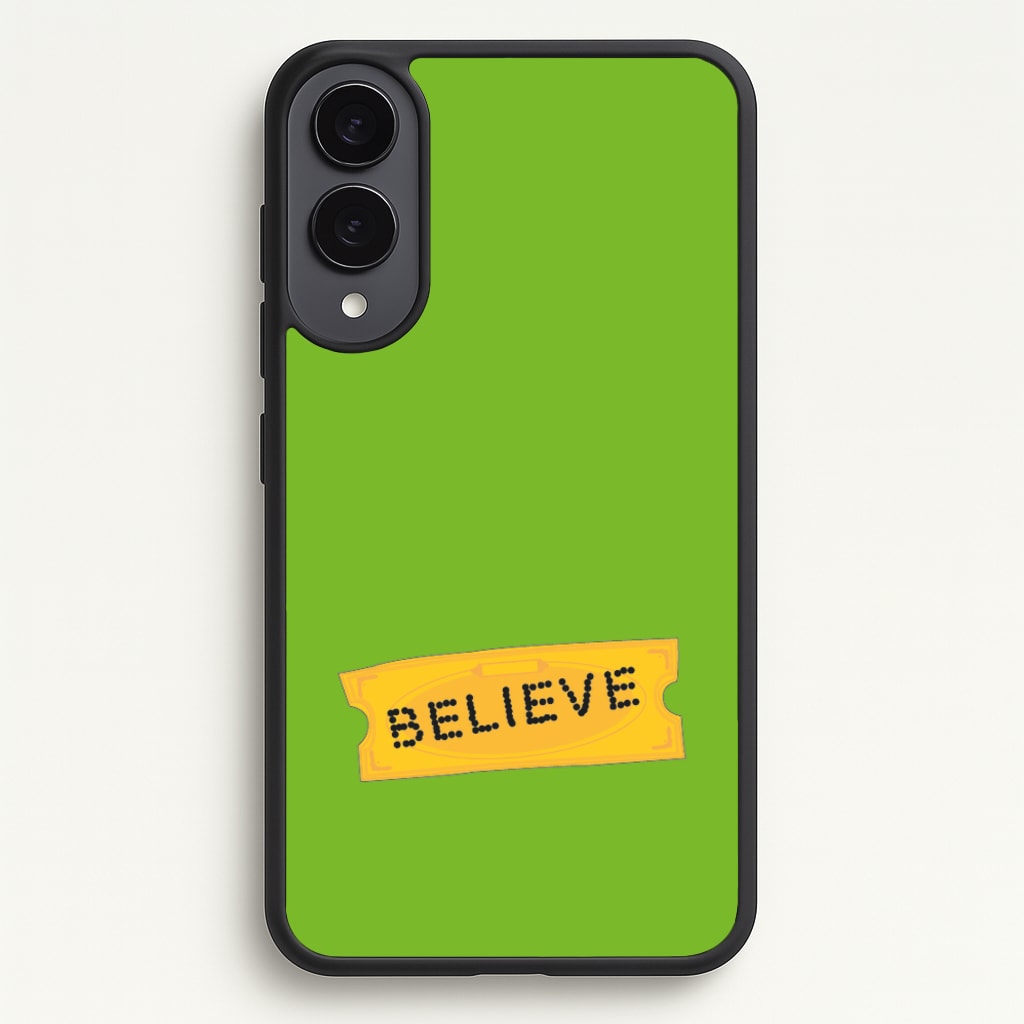 Believe - Polar Christmas  - Polar Express Phone Case for Galaxy S25 Edge