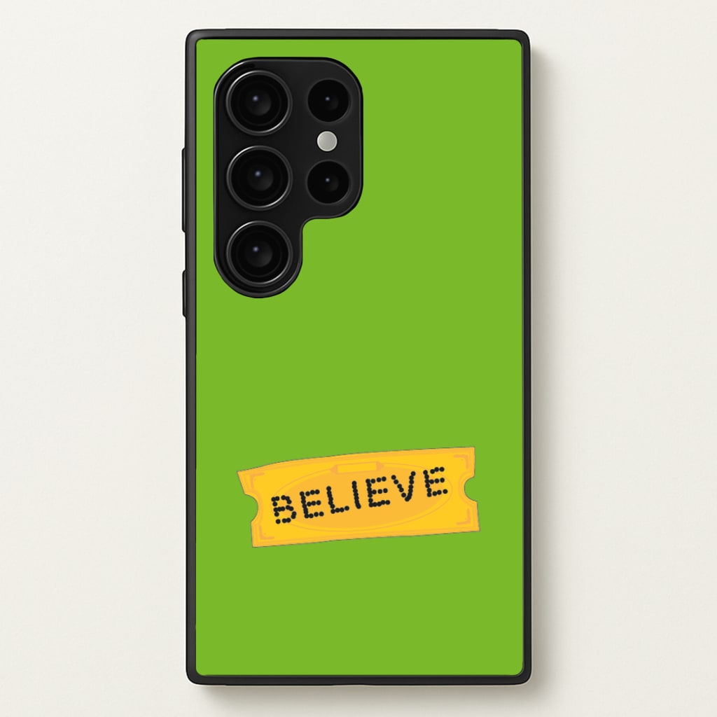 Believe - Polar Christmas  - Polar Express Phone Case for Galaxy S24 Ultra