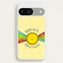 Radiate Positivity Sunshine - Positivity  - Positivity Phone Case for Google Pixel 9 / 9 Pro