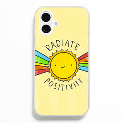 Radiate Positivity Sunshine - Positivity  - Positivity Phone Case for iPhone 16 Plus