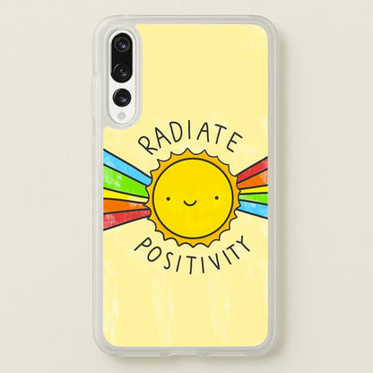 Radiate Positivity Sunshine - Positivity  - Positivity Phone Case for Huawei P20 Pro