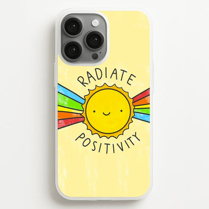 Radiate Positivity Sunshine - Positivity  - Positivity Phone Case for iPhone 13 Pro Max