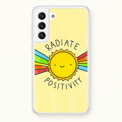 Radiate Positivity Sunshine - Positivity  - Positivity Phone Case for Galaxy S21 Plus