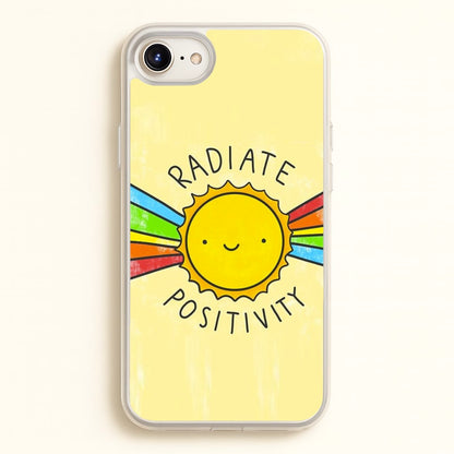Radiate Positivity Sunshine - Positivity  - Positivity Phone Case for iPhone 6 Plus / 7 Plus / 8 Plus