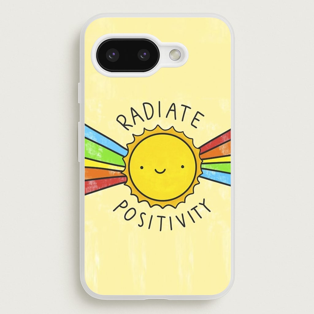 Radiate Positivity Sunshine - Positivity  - Positivity Phone Case for Google Pixel 9a