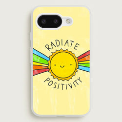 Radiate Positivity Sunshine - Positivity  - Positivity Phone Case for Google Pixel 9a