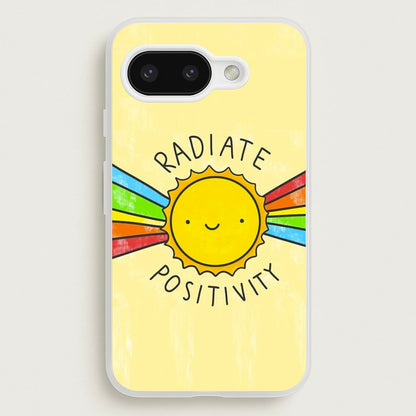 Radiate Positivity Sunshine - Positivity  - Positivity Phone Case for Google Pixel 9a