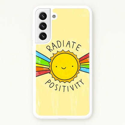 Radiate Positivity Sunshine - Positivity  - Positivity Phone Case for Galaxy S22 Plus
