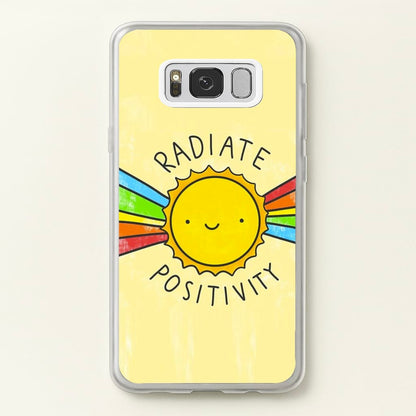 Radiate Positivity Sunshine - Positivity  - Positivity Phone Case for Galaxy S8 Plus