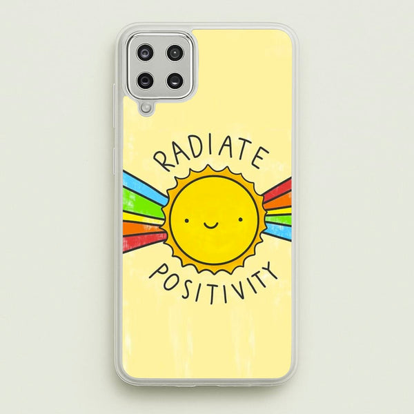 Radiate Positivity Sunshine - Positivity  - Positivity Phone Case for Galaxy A12