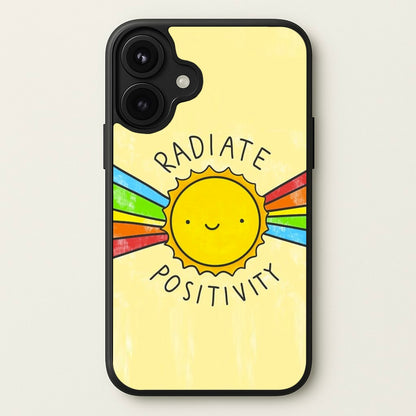 Radiate Positivity Sunshine - Positivity Phone Case for iPhone 17