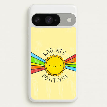 Radiate Positivity Sunshine - Positivity Phone Case for Google Pixel 10 / 10 Pro