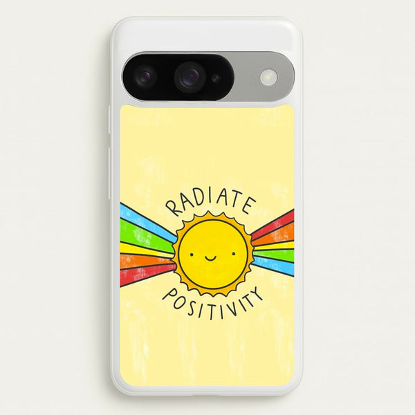 Radiate Positivity Sunshine - Positivity Phone Case for Google Pixel 10 / 10 Pro