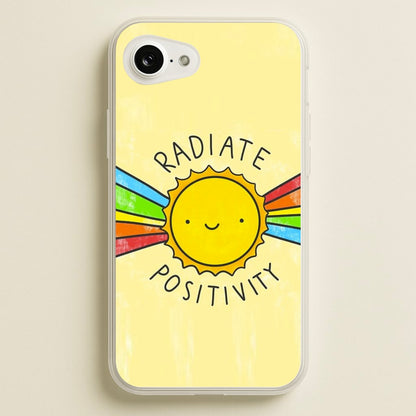 Radiate Positivity Sunshine - Positivity  - Positivity Phone Case for iPhone 16e