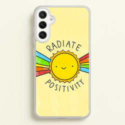 Radiate Positivity Sunshine - Positivity  - Positivity Phone Case for Galaxy A36