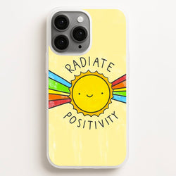 Radiate Positivity Sunshine - Positivity  - Positivity Phone Case for iPhone 11 Pro