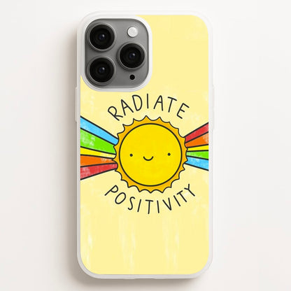 Radiate Positivity Sunshine - Positivity  - Positivity Phone Case for iPhone 11 Pro Max