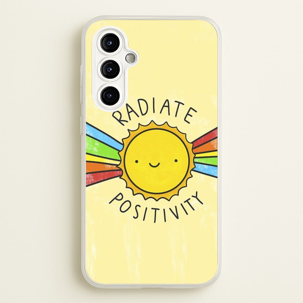 Radiate Positivity Sunshine - Positivity  - Positivity Phone Case for Galaxy A54