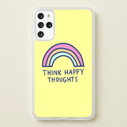 Think Happy Thoughts - Positivity  - Positivity Phone Case for Galaxy S20 Plus