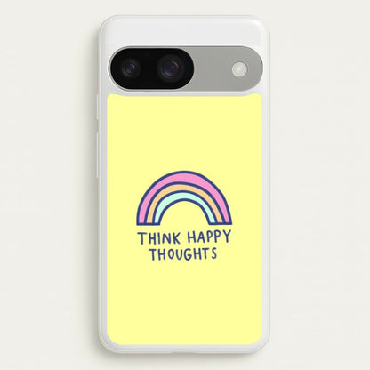 Think Happy Thoughts - Positivity  - Positivity Phone Case for Google Pixel 9 / 9 Pro