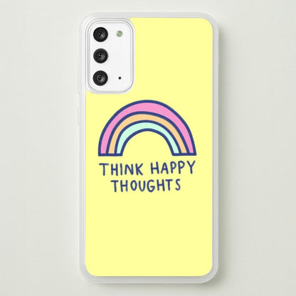 Think Happy Thoughts - Positivity  - Positivity Phone Case for Galaxy Note 20