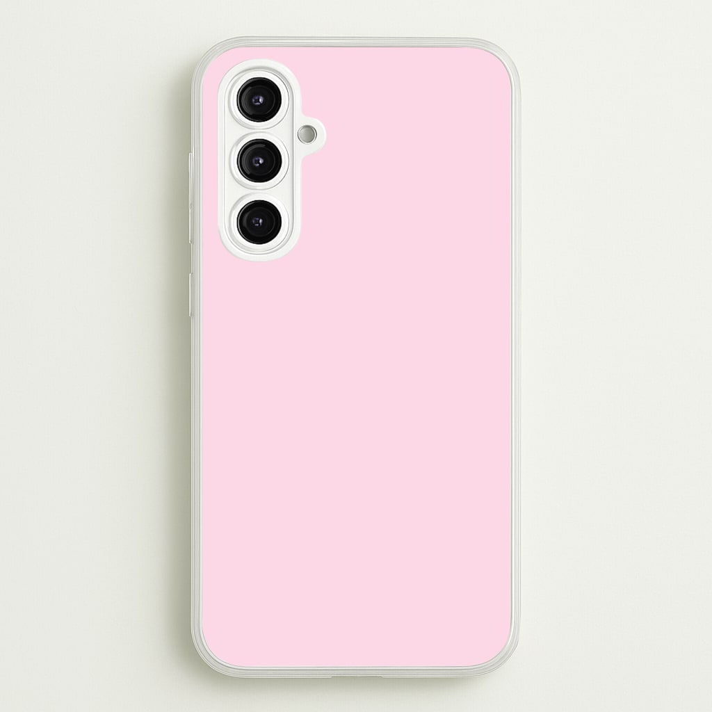 Back To Casics - Pretty Pastels - Plain Pink  - Plain Phone Case for Galaxy A16