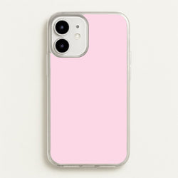 Back To Casics - Pretty Pastels - Plain Pink  - Plain Phone Case for iPhone 12 Mini