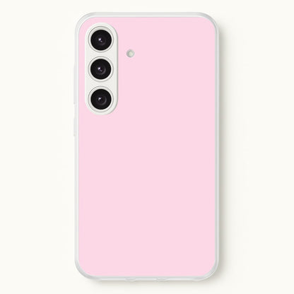 Back To Casics - Pretty Pastels - Plain Pink  - Plain Phone Case for Galaxy S24FE