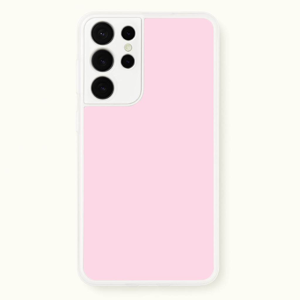 Back To Casics - Pretty Pastels - Plain Pink  - Plain Phone Case for Galaxy S21 Ultra