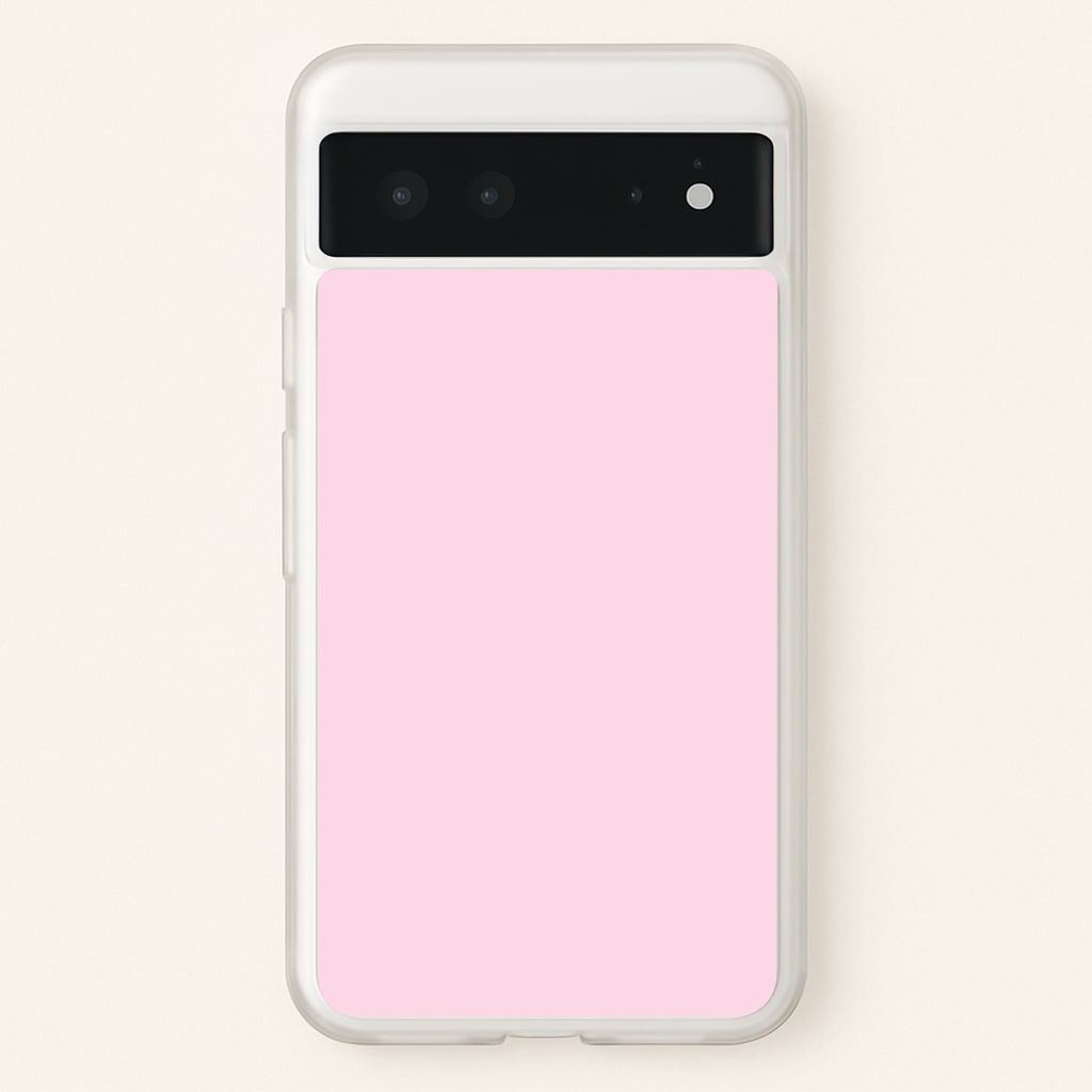 Back To Casics - Pretty Pastels - Plain Pink  - Plain Phone Case for Google Pixel 6