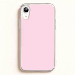 Back To Casics - Pretty Pastels - Plain Pink  - Plain Phone Case for iPhone XR