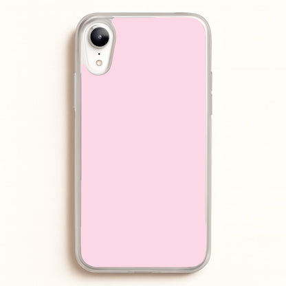 Back To Casics - Pretty Pastels - Plain Pink  - Plain Phone Case for iPhone XR