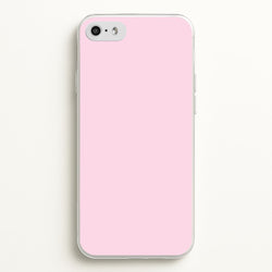 Back To Casics - Pretty Pastels - Plain Pink  - Plain Phone Case for iPhone 5 / 5s / SE 2016